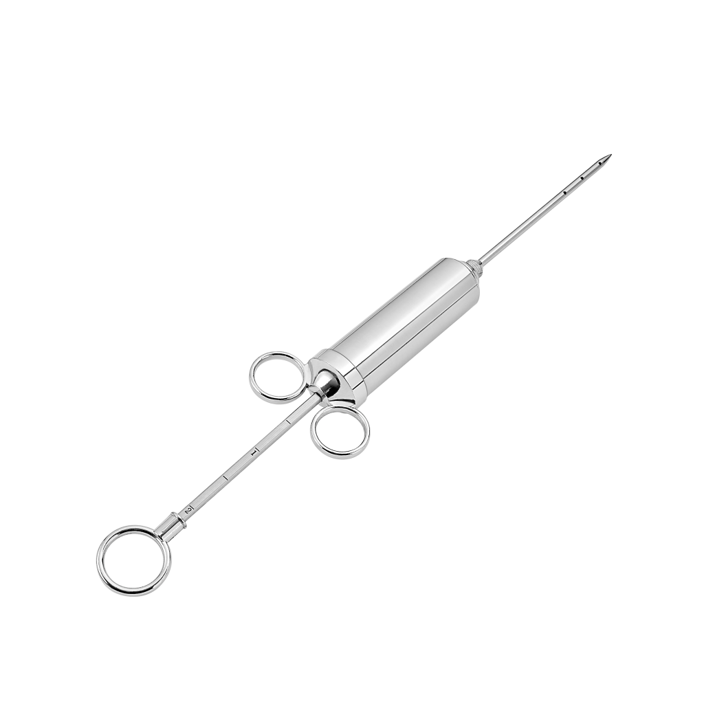 RVS Meat injector - marinadespuit